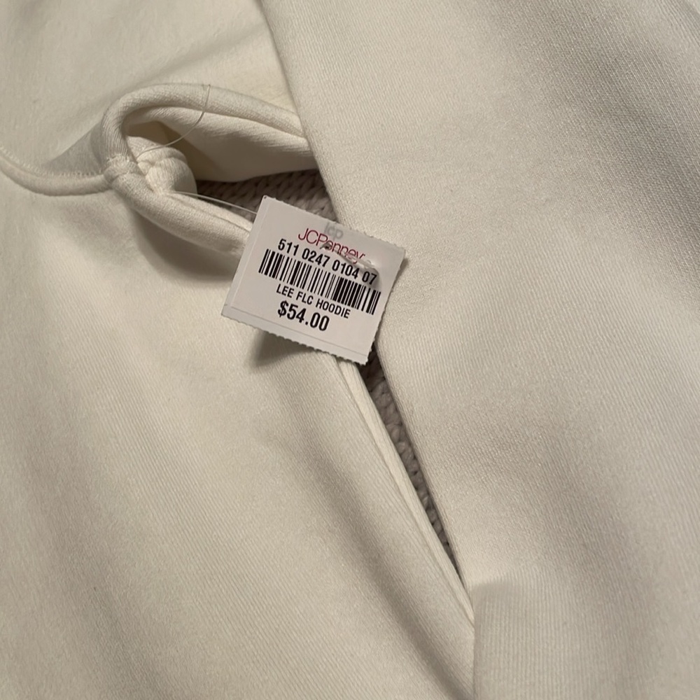 Lee Unisex Fleece Hoodie Sweatshirt Pullover  Medium NWT - Picture 4 of 6